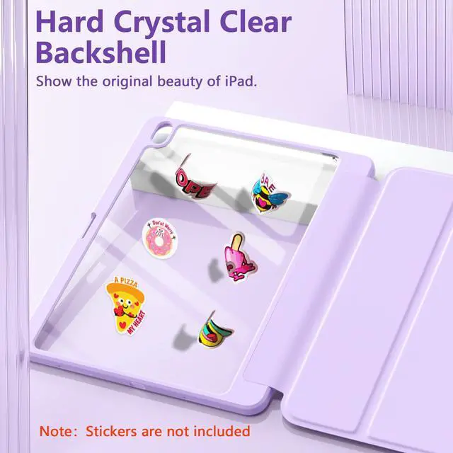 Alt view image 3 of 7 - Wenlaty for iPad Air 13 Inch Case M4/M3/M2 (2026/2025/2024), Lavender