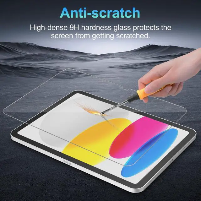 Alt view image 3 of 7 - XunyLyee 2 Pack Screen Protector for iPad A16 11th/ 10th Generation