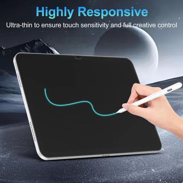 Alt view image 6 of 7 - XunyLyee 2 Pack Screen Protector for iPad A16 11th/ 10th Generation