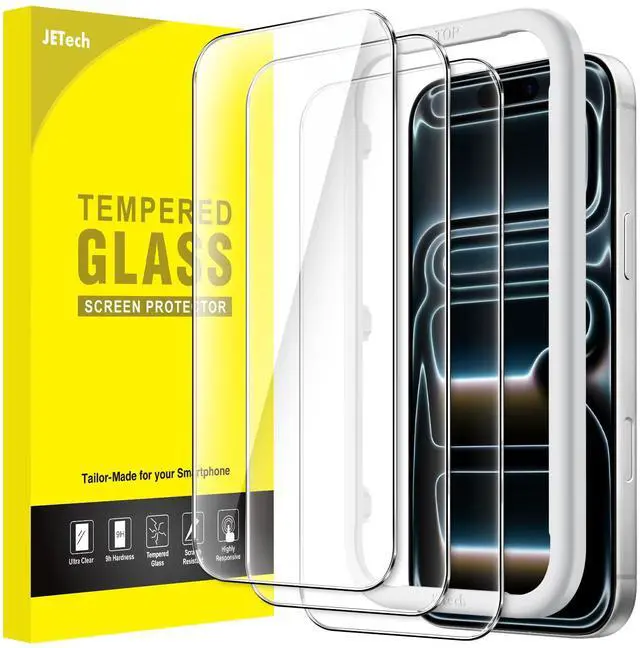 Main image of JETech Screen Protector for iPhone 17 Pro Max, 3-Pack