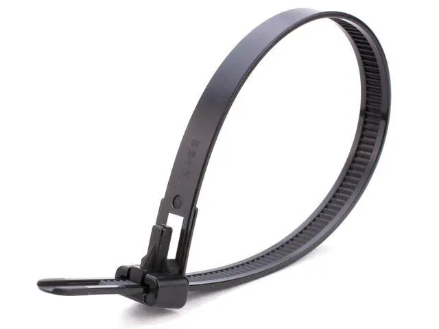 Alt view image 2 of 7 - Helonge Reusable Zip Ties, 100 Pcs Assorted Fastening Cable Zip Ties 6" 8" 10" 12" Four Length Heavy Duty Nylon Self Locking Wire Ties
