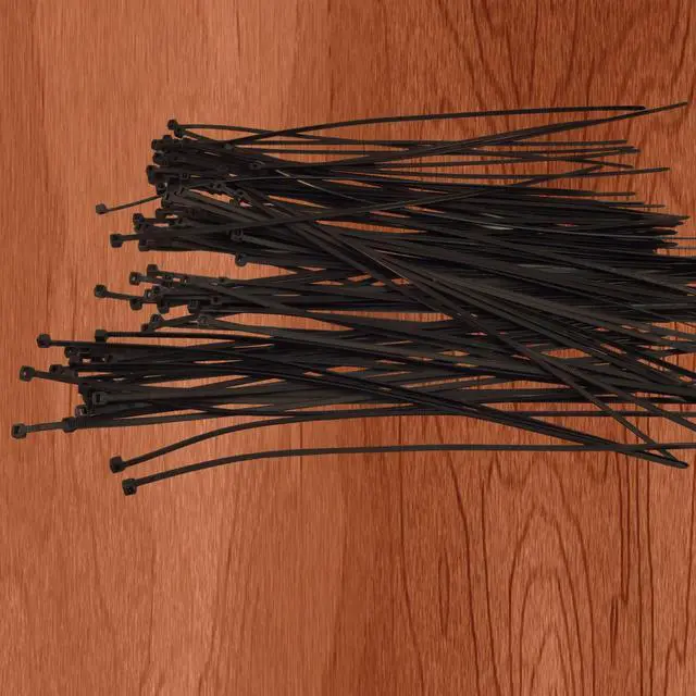 Alt view image 2 of 5 - BlueDot Trading 3.6x300 Black Zip ties, 100 pack