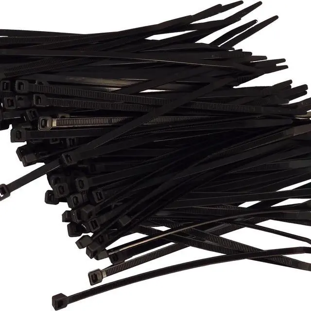 Alt view image 4 of 5 - BlueDot Trading 3.6x300 Black Zip ties, 100 pack