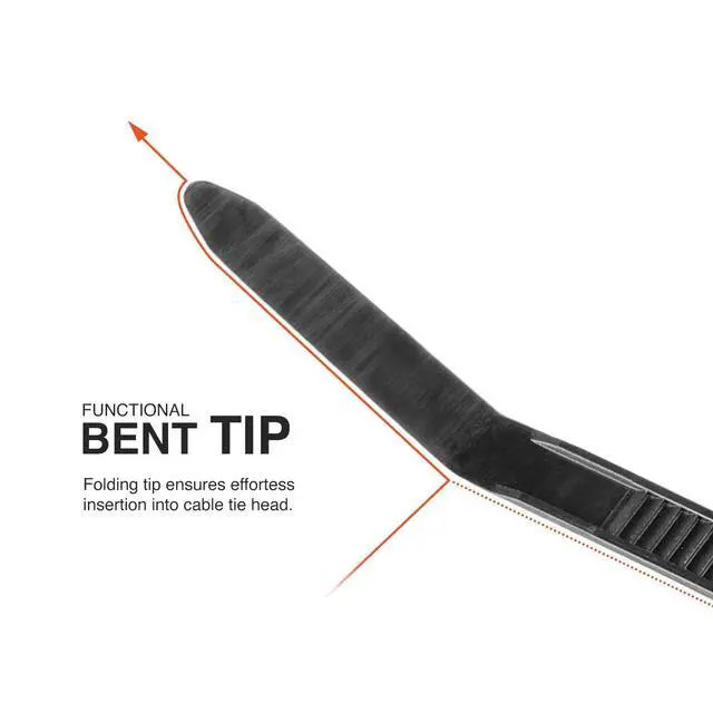 Alt view image 5 of 6 - TR Industrial Multi-Purpose UV Resistant Black Cable Ties, 12 inches, 100 Pack