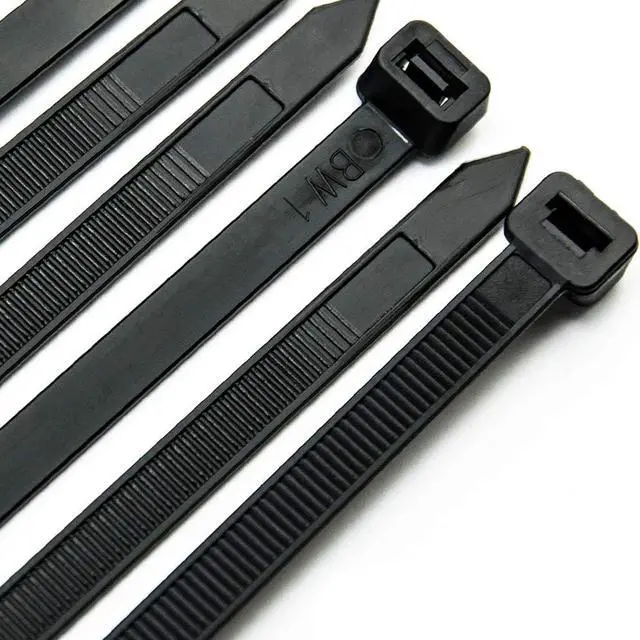 Main image of Cable Zip Ties Heavy Duty 12 Inch, Ultra Strong Plastic Wire Ties with 120 Pounds Tensile Strength, 100 Pieces, Nylon Tie Wraps with 0.3 Inch Width in Black & White, Indoor and Outdoor UV Resistant