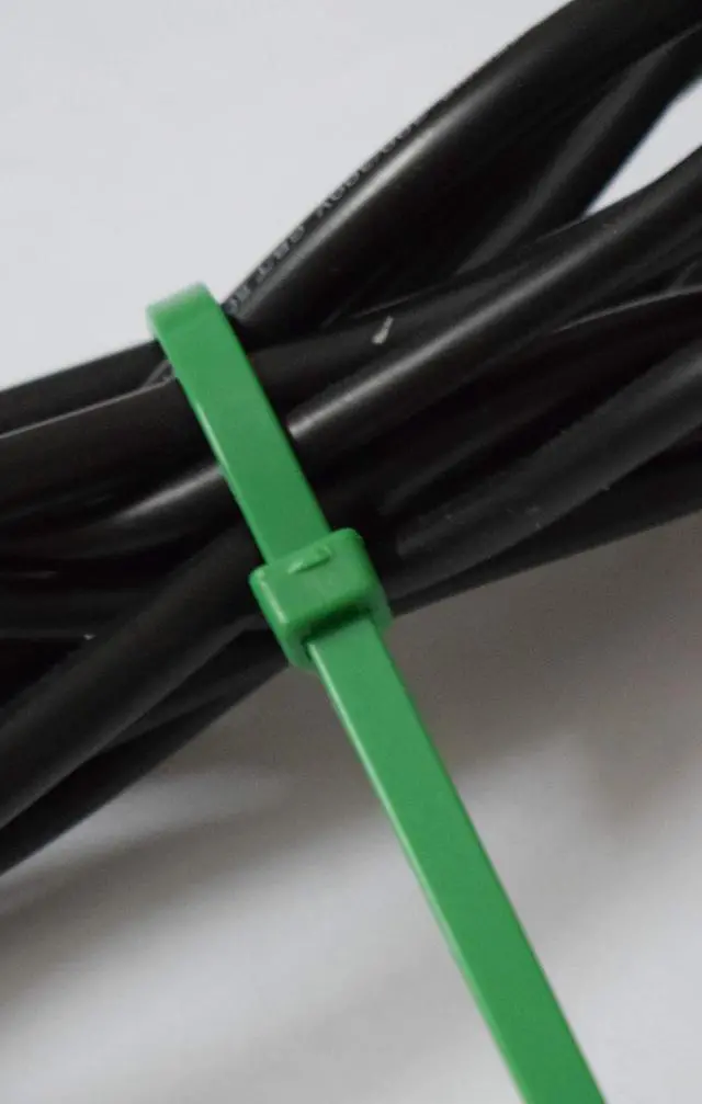 Alt view image 6 of 7 - 12" Heavy Duty Self Locking Nylon Cable Zip Ties,100 Pcs (Green)
