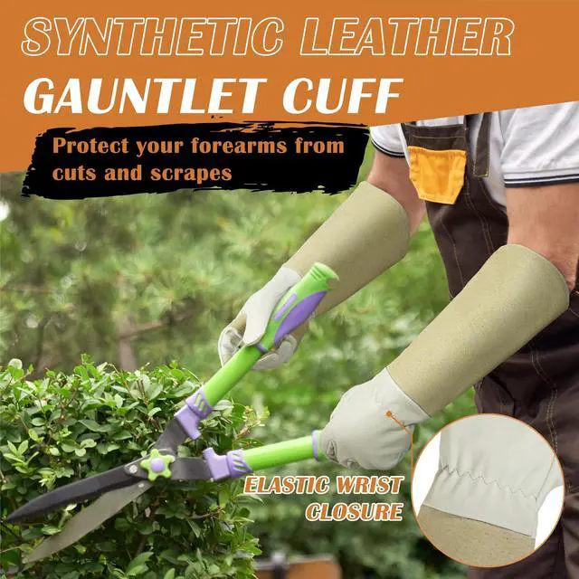 Alt view image 4 of 6 - HANDLANDY Rose Pruning Gloves for Men Women, Thorn Proof Gardening Gloves