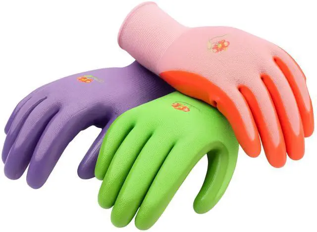Main image of 6 Pairs Women Gardening Gloves with Micro-Foam Coating - Garden Gloves Texture Grip - Working Gloves For Weeding, Digging, Raking and Pruning, Medium, Assorted color