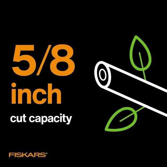 Alt view image 4 of 7 - Fiskars SoftGrip Bypass Pruning Shears, 5/8 Cut Capacity Garden Clippers
