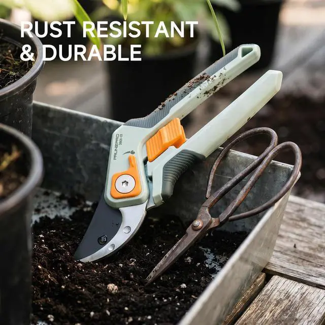 Alt view image 3 of 7 - PrunePro® 8.2" Pruning Shears Ultra Sharp Lightweight Bypass Plant Clippers