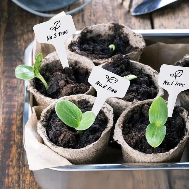 Alt view image 4 of 6 - KINGLAKE 100 Pcs 6 x10cm Plastic Plant T-Type Tags Nursery Garden Labels