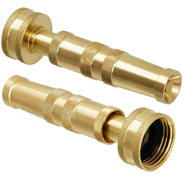 Alt view image 6 of 7 - Triumpeek Solid Brass Hose Nozzle, 2 Packs
