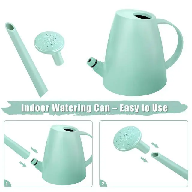 Alt view image 3 of 7 - 1.8L Watering Can, Small Watering Can for Indoor Plants with Long Spout