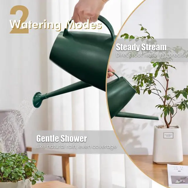 Alt view image 2 of 7 - 60 oz Watering Can, Small Watering Can for Indoor Plants with Long Spout
