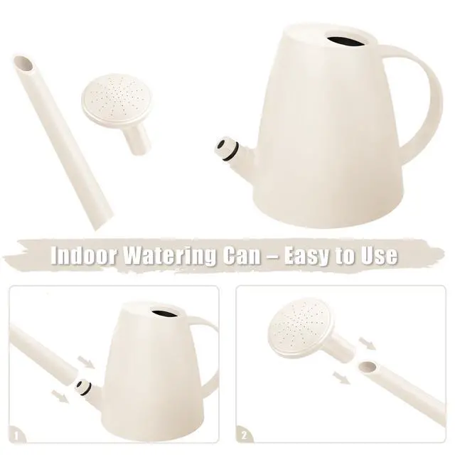 Alt view image 3 of 7 - 1.8L Watering Can, Watering Can Indoor Plants, Long Spout Small Water Can