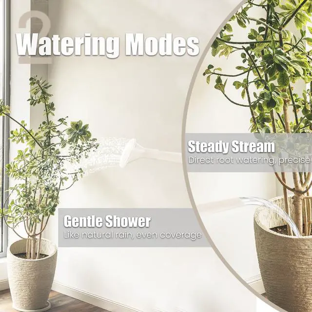 Alt view image 4 of 7 - 1.8L Watering Can, Watering Can Indoor Plants, Long Spout Small Water Can