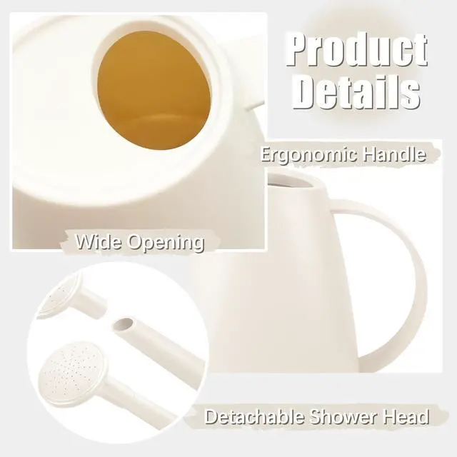 Alt view image 6 of 7 - 1.8L Watering Can, Watering Can Indoor Plants, Long Spout Small Water Can
