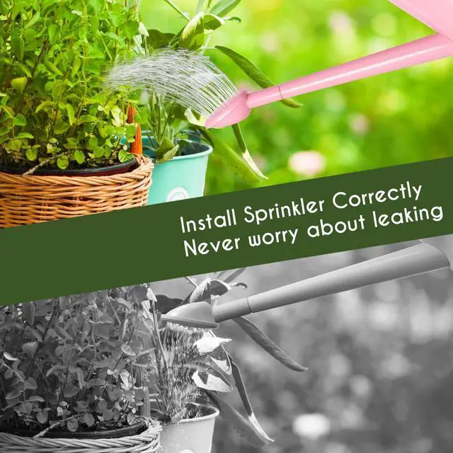 Alt view image 4 of 7 - XXXFLOWER 1/2 Gallon Small Indoor Plant Watering Can, 2L Long Spout Removable Nozzle Flower Watering Pot for Office House Indoor GardenPink,67 oz