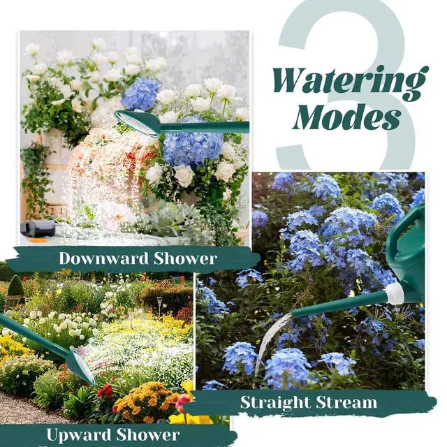 Alt view image 3 of 7 - 1 Gallon Watering Can, Outdoor Watering Can, Long Spout Water Can