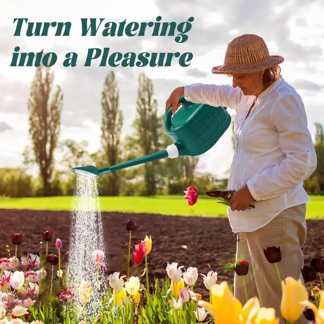 Alt view image 7 of 7 - 1 Gallon Watering Can, Outdoor Watering Can, Long Spout Water Can