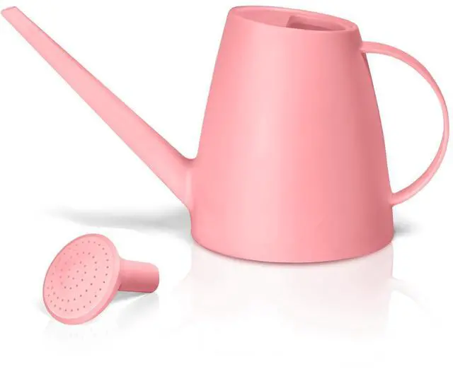Main image of UFANME Plastic Watering Can for Home Plant Garden 1/2 Gallon Pink
