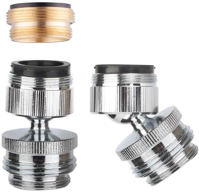 Main image of Hibbent Sink Faucet to Garden Hose Adapter, Swivel 3/4" Faucet Adapter