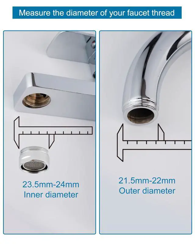 Alt view image 4 of 7 - Hibbent Sink Faucet to Garden Hose Adapter, Swivel 3/4" Faucet Adapter
