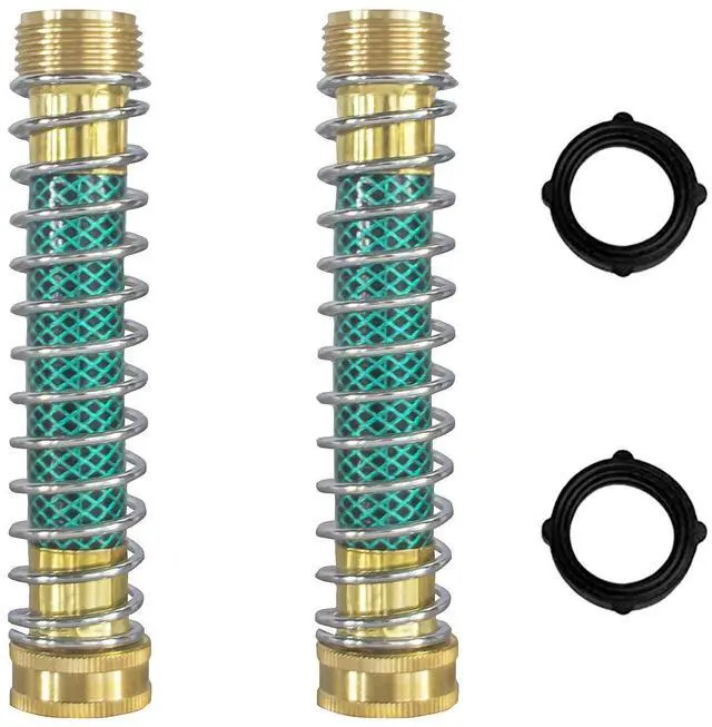 Main image of Hourleey Garden Hose Protector, Hose Extension Adapter with Coil Spring, 2 Pack
