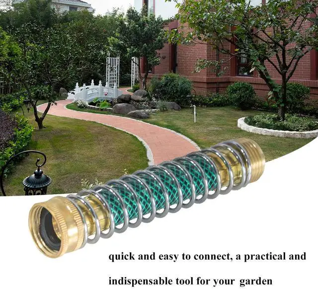 Alt view image 5 of 7 - Hourleey Garden Hose Protector, Hose Extension Adapter with Coil Spring, 2 Pack