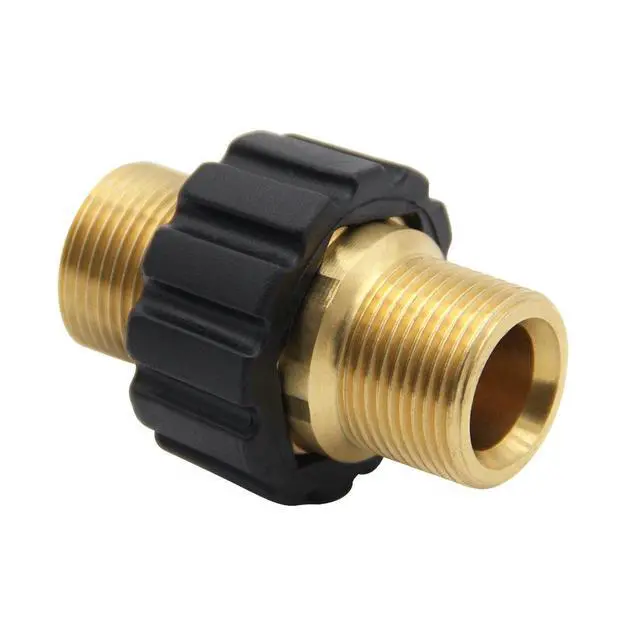 Alt view image 3 of 6 - Twinkle Star Pressure Washer Hose Quick Connector, M22 Metric Male Thread Fitting, TWIS375