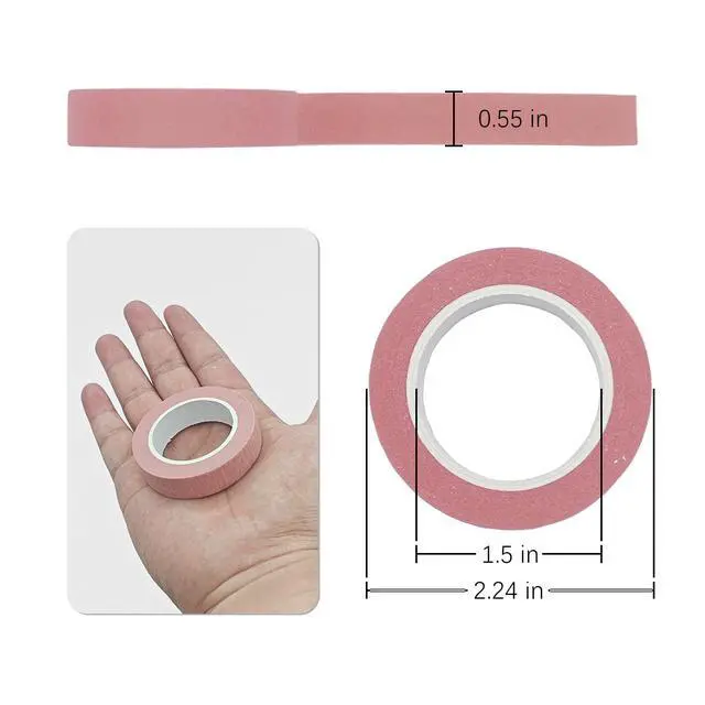 Alt view image 3 of 7 - UMETDO 8PCS Colored Masking Tape - Pink Painters Tape, Tape for Kids Art Supplies, Great for Crafts, Labeling, DIY Decorative, 1/2 Inch Colored Tape Rolls- Tiny Size
