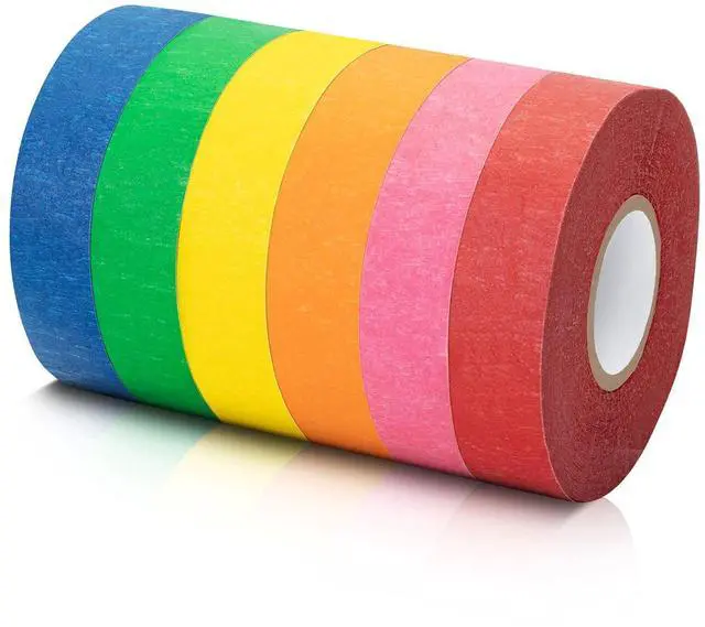 Main image of Mr. Pen- Colored Masking Tape, 0.6" x 15 Yards, 6 Pack