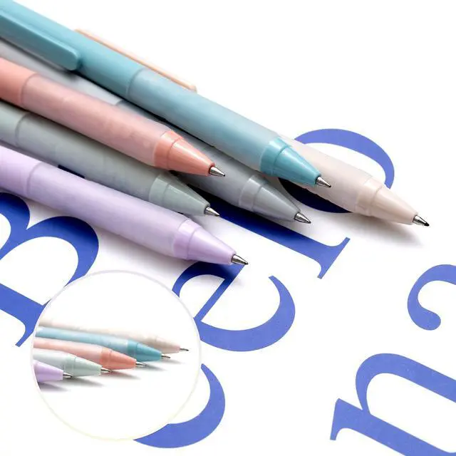 Alt view image 6 of 7 - Linbsunne Ballpoint Pens 1.0mm Medium Point Black Ink Pens Retractable