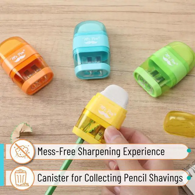 Alt view image 6 of 7 - Mr. Pen- Pencil Sharpener & Eraser, 4 Pack