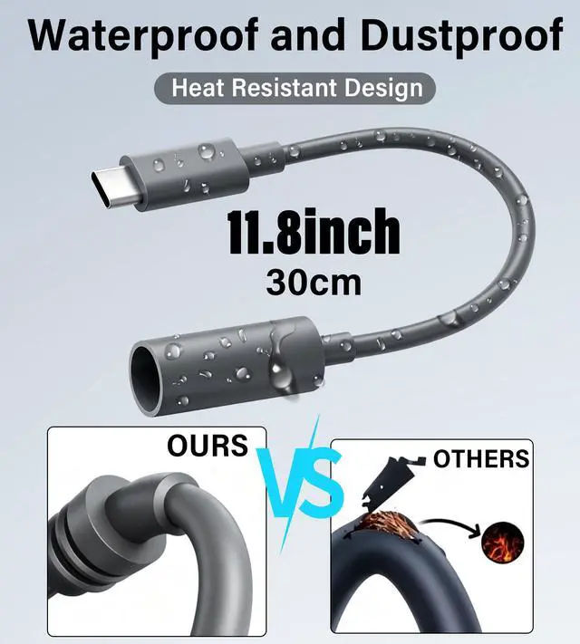 Alt view image 2 of 6 - Starlink Mini Power Cable 0.3M,USB C to DC Extension Cable | Equipped with Intelligent LED and IP67 Waterproof,Suitable for PD Fast Charging Line for Starlink Mini Devices,for Outdoor