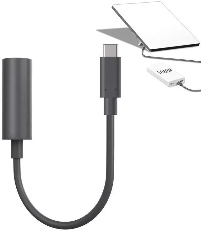 Main image of Starlink Mini USB C to DC Extension Cable 8IN/20CM, USB-C Male to DC Female Power Adapter Cable, Waterproof Power Converter for Starlink Mini, Compatible with 100W PD Power Bank Charger