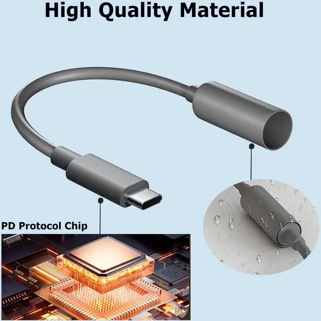 Alt view image 4 of 7 - 0.2M USB C to DC Cable for Starlink Mini,60W PD Replacement Power Cord | with Waterproof Design,Type C Adapter Compatible with Starlink Mini Original Charger,RV Camping Outdoor
