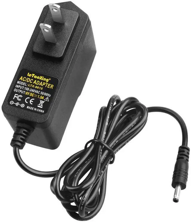 Alt view image 7 of 7 - LeTaoXing 6V 1.5A Power Supply 3.5mm x 1.35mm Mains AC-DC 9W Adapter 3.5mmx1.35mm for APEMAN Trail Cam H70 Hunting/Campark T100 Wildlife Camera, Toguard H85 Trail Camera