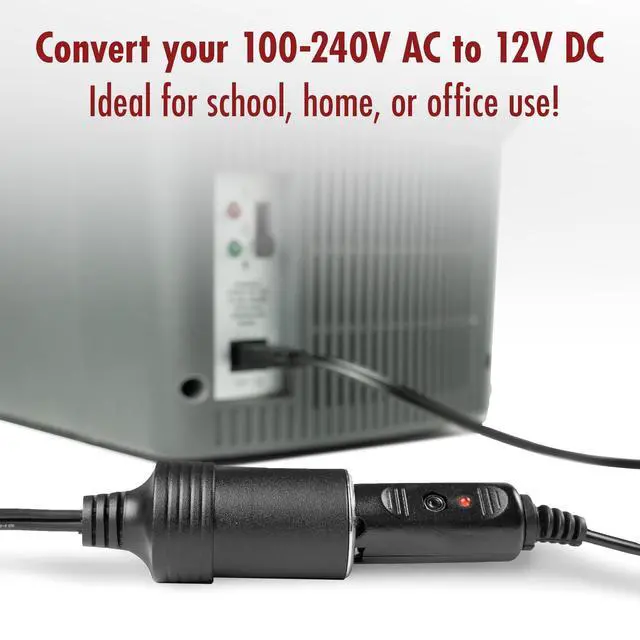 Alt view image 6 of 7 - EL9903 AC to DC Power Adapter 5A 60W Power Converter 110V AC to 12V DC Cigarette Lighter Socket Adapter for 12V Car portable Fridge ETL listed | 110V AC to 12V DC, Cigarette Lighter Socket