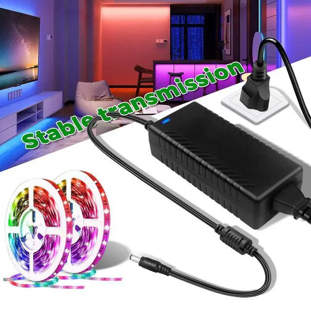 Alt view image 7 of 7 - LeTaoXing 12V 7A Power Supply, AC 100-240V to DC 12V 7A Adapter, 5.5x2.5mm Barrel Connector, Compatible with LED Strip Lights, LCD Monitor, CCTV Cameras