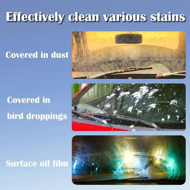 Alt view image 6 of 7 - Santa Nope 100 Pcs Windshield Washer Fluid Tablets Solid Concentrated Glass Cleaner for Car, Kitchen, Windows 1 Tablet Makes 1 Gallon Effervescent Wiper Fluid, No Harsh Chemicals