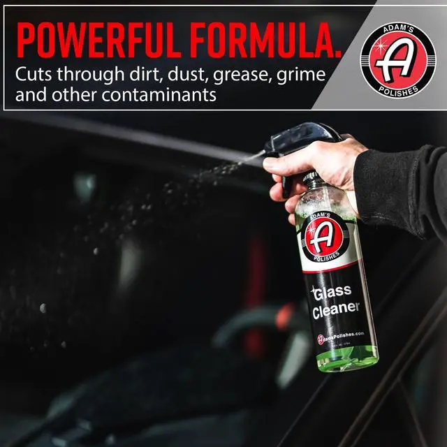 Alt view image 6 of 7 - Adam's Polishes Glass Cleaner - Steak Free Car Wash Window Cleaner, All-Natural Streak Free Formula For Car Cleaning, Safe On Tinted & Non-Tinted Glass, Won't Strip Car Wax or Coating