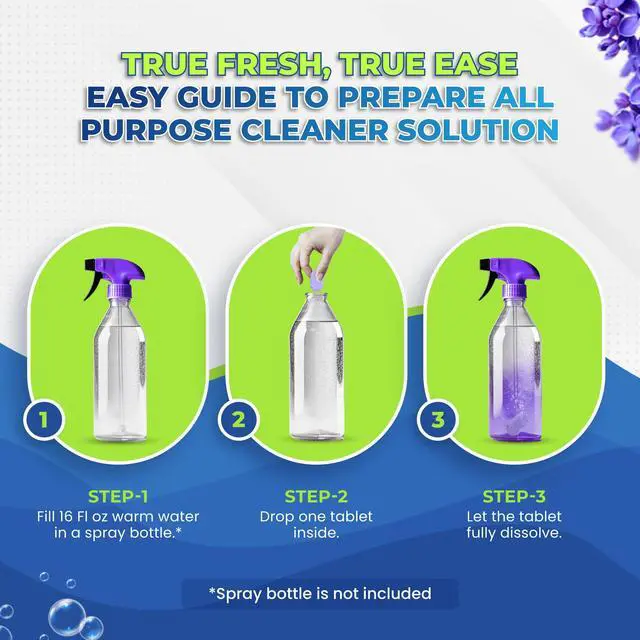 Alt view image 3 of 6 - True Fresh All Purpose Cleaner Refill Cleaning Tablets - 24 Count, 384 oz | Multisurface cleaning power that removes tough grimes and stains, works as degreaser for effortless all purpose cleaning