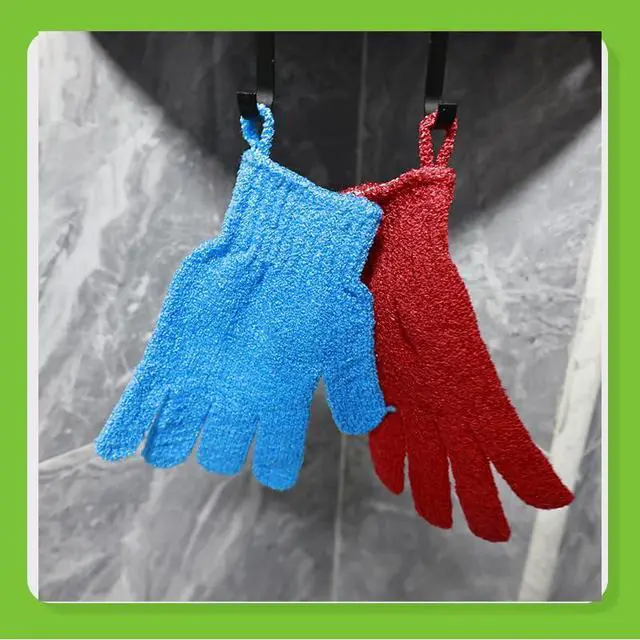 Alt view image 3 of 5 - 24 Pcs Exfoliating Bath Gloves Shower Gloves, 12 Colors Double Sided Exfoliating Gloves for Beauty Spa Massage Skin Shower Body Scrubber Bath Accessories, Made of Nylon