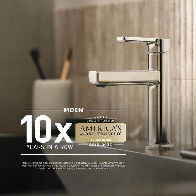 Alt view image 4 of 4 - Moen Preston Collection Spot Resist Brushed Nickel 7-inch Bathroom Hand Towel Ring, Wall Mounted Hanger, DN8486BN