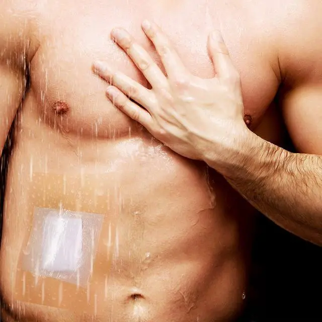 Alt view image 5 of 5 - Nuanchu 25 Pcs Dialysis Catheter Shower Cover Waterproof Protector | For Peritoneal PD Catheter Site Protection, 7.87x7.87 Inch Transparent Film, Shower Swimming Waterproof Wound Care Use