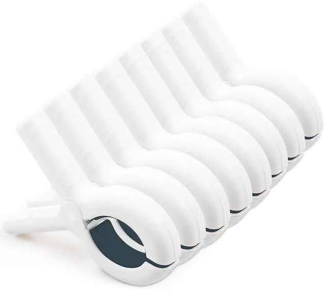 Main image of 8 Pcs Beach Towel Clips for Beach Chairs, Towel Holder for Beach Chair Pool Chair on Cruise, Jumbo Size Heavy Duty Clothes Pins, Beach Chair Clips to Keep Your Towel from Blowing Away (White)