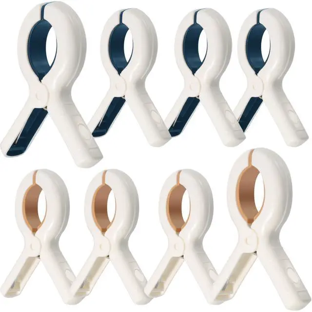 Main image of Beach Towel Clips Heavy Duty Plastic Towel Clips | Beach Pool Chairs on Cruise Boat Windproof Beach Clips Pins Beach Cruise Essentials