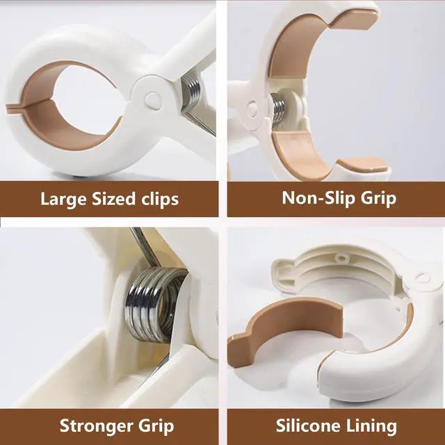 Alt view image 7 of 7 - Beach Towel Clips Heavy Duty Plastic Towel Clips | Beach Pool Chairs on Cruise Boat Windproof Beach Clips Pins Beach Cruise Essentials