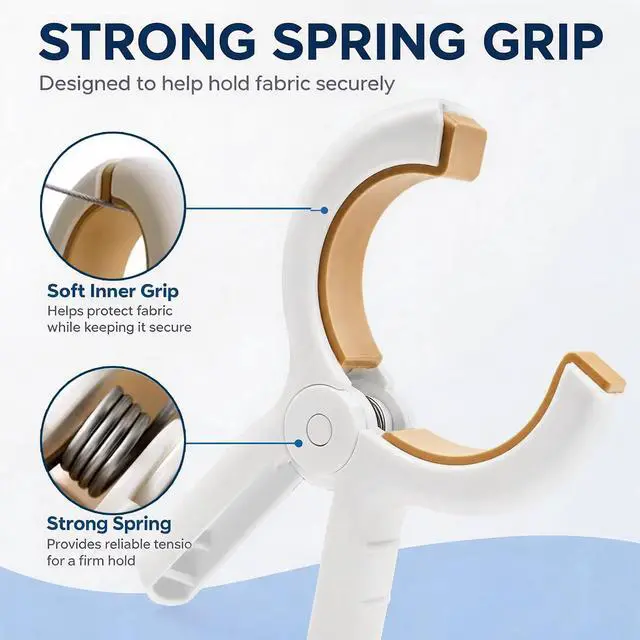 Alt view image 6 of 7 - CHONNFEASTT® 8PCS Beach Towel Clips for Beach Chairs | Large Plastic Clamp Grabber for Lounge Chair - Heavy Duty Pool Boat Day Essentials - Cruise Picnic Accessories Must Haves